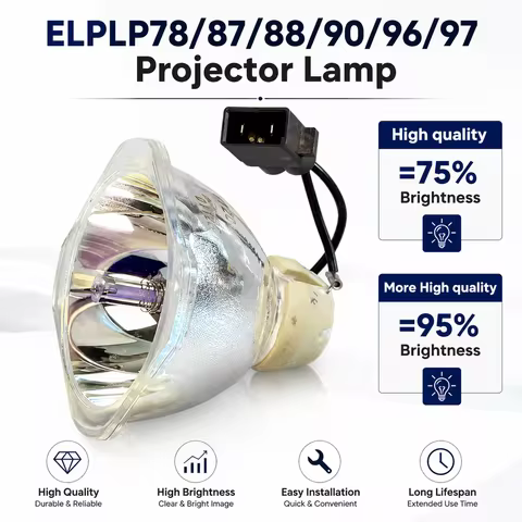 High Quality Projector Lamp ELPLP78/87/88/90/96/97 Replacement for EB-S03 X03 S04 X04 X39 X41 X49 52
