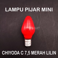 LILIN MERAH C 7.5 CHIYODA RED WAX LAMP ECONOMICAL