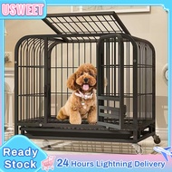 Collapsible Pet Cage Dog Cage Cat Cage Small Dog Medium-Sized Dog Large Dog Cage Small Dog Teddy Dog Iron Cage Pet Cage In Square Tube Dog Cage Bold And Thickened Iron Cage