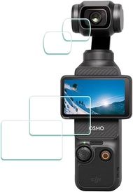 實體店鋪/SF  (V1 V2 $58 / POCKET 3 4 $78) PULUZ 9H 2.5D HD Tempered Glass Lens Protector x 2 + Screen Fi