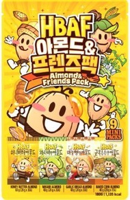 HBAF 蜂蜜牛油杏仁迷你裝 (9小包)