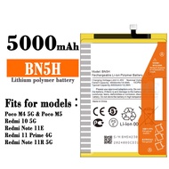 BN5H Battery For POCO M4 5G / Poco M5 / Xiaomi Redmi 10 5G 5000mAh