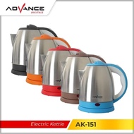 Advance AK-181 Electric Kettle 1.8 Liter & AK-251, AK-151 Electric Kettle 2.5 Liter Capacity