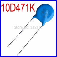 5 Buah 5Pcs 10D471K Varistor 10D471 10D-471K TNR 470V 10mm PiezoResistor VDR ZNR