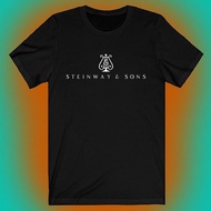 Steinway And Sons Men'S Black T-Shirt