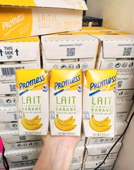 Thùng 24 hộp 200ml Promess Hương Chuối - Pháp