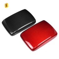 ES For WRX Car Armrest Box Cover Real Carbon Fiber For Subaru WRX Interior Accessories