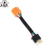 [A&B] H4 headlight bulb ceramic soet plug connector wiring harness {vn}