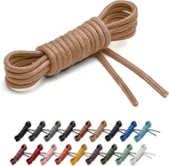 Benchmark Waxed Cotton Dress Shoe Laces - 2 Pairs - 2mm (5/64”) Round Shoelaces for Men & Women - 27
