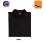 Original OREN SPORT Collar-Tee Jersey - Unisex ~ Black QD06