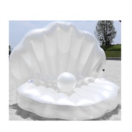PVC Floating Pad Shell Inflatable Floating Row Swimming Deck Chair Surfboard Mount Mermaid Water Sup