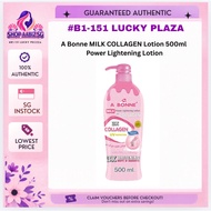 ABonne MILK COLLAGEN Lotion 500ml  Power Lightening Lotion - Shop AAbiz SG