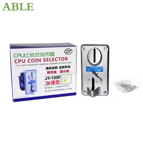JY-100F LED Multi Electronic Coin Acceptor CPU Comparison Coin Selector Multiple Mechanism Arcade Pl