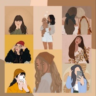 Neutral Aesthetic(Journal Stickers)