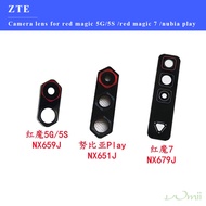 ZTE Nubia Red Magic 5G NX659J Nubia play nx651j เลนส์กล้องด้านหลังทดแทน ทดสอบแล้วดีสำหรับชิ้นส่วน Nu