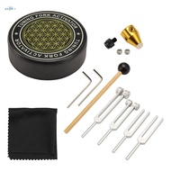 Tuning Forks Set 4-Pack 128Hz, 256Hz, 512Hz, 528Hz- Chakra for Healing,Sound Therapy, Keep Body Styl