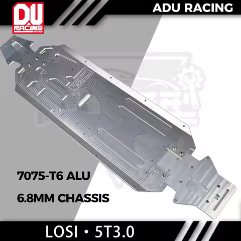ADU RACING 7075-T6 ALU 6.8mm chassis for LOSI 1/5 5IVE-TE 3.0 5T 3.0 E LOS-3721