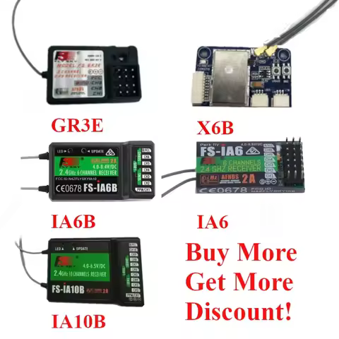 FLYSKY 2.4G IA6 IA6B X6B GR3E iA10B RC Receiver for I6 i6s i6x RC Transmitter for RC Car Truck Boat