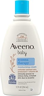 Aveeno Baby Eczema Therapy Moisturizing Cream, Natural Colloidal Oatmeal & Vitamin B5, Baby Eczema C