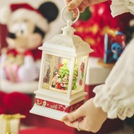 ✨日本迪士尼代購 米奇卡通人物 雪球 音樂&amp;燈光燈籠 夜燈 提燈 造型聖誕節禮物 音樂盒