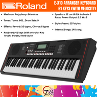 724ROCKS Roland keyboard Roland E-X10 Arranger Keyboard Roland digital piano Roland digital keyboard Roland 61 key keyboard electric keyboard piano 61 key