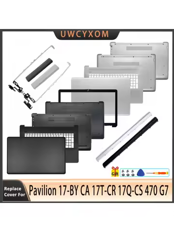 New For 17-BY 17-CA 17T-CR 17Q-CS 470 G7 LCD Back Cover\Front Bezel\Upper Case\Bottom Case\Hinges Co