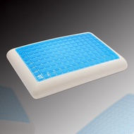 ▼♣♚ 70X40CM Silicone Gel Memory Foam Pillow Summer Ice-Cooling Neck Ice-Cool Cervical Vertebra Orthopedic Pillow With Inner Outter Pillowcase