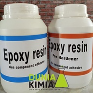 Epoxy Resin Import USA Non Sag Lem Beton Lem Material Resin 1KG Hardener 1KG