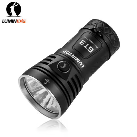 USB Rechargeable Flashlight Lumintop GT3 4*18650 Powerful 3*LED Flashlight 648 Meters 21000 Lumen Ca