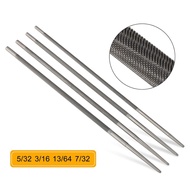 11PCS Universal Chainsaw Sharpener Tool, Chainsaw Chain Sharpening Kit with 4 Sizes Round File (5/32