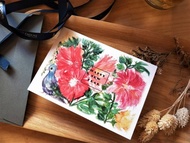 Greeting cards /手繪/卡片/新年賀卡/賀卡