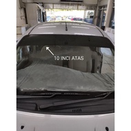 Tinted 10inci Atas Cermin Depan