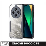 Xiaomi Case poco C75 Xiaomi Casing poco C75 Softcase Transparent ArmorFusion