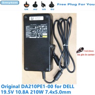 Original 210W AC Adapter Charger For DELL 19.5V 10.8A DA210PE1-00 D846D M17XR2 M6700 M6500 M2400 E42