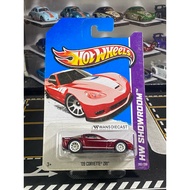HW MERAH Hot Wheesl Super Treasure Hunt 09 Corvette Zr1 Red showroomHW