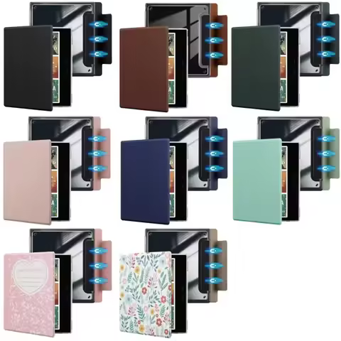 Detachable Acrylic Back Cover For Onyx Boox Go Color 7" Gen 2 Flip Case Leaf 2 3 C Slim Funda For Bo
