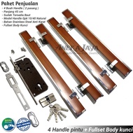 Pull Handle pintu rumah stainlees steel ( isi 4 ) set kunci panjang 45 cm / Gagang pintu rumah satu 
