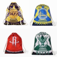 Lakers Kobe Warriors Irving Basketball Bag Drawstring Drawstring Basketball Bag Student Storage Back
