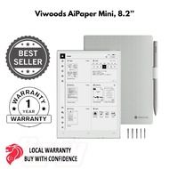 Viwoods AiPaper Mini, 8.2’’ AI Tablet Adjustable Light 292PPI Notebook Stylus Pen 128GB Wifi ebook e