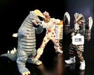 鹹蛋超人 奥特曼 ULTRAMAN 超人Jack怪獸系列：扭蛋怪獸三只