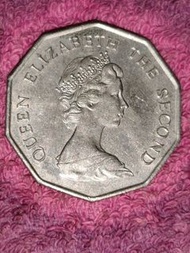 十角形 香港伍圓 1976年 香港硬幣英女王伊利沙伯 76年 五元 Government of Hong Kong Queen Elizabeth ll 1976 $5 5 Dollar Five D