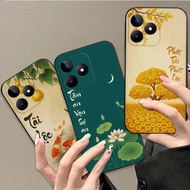 Realme C65s / C63 / C61 phone case with calligraphy for luck, peace of mind, peace, fortune