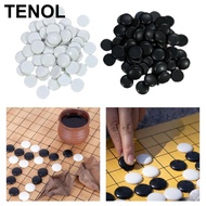 [TENOL] 100x Go Pieces Melamine Interactive Playing Gobang Chinese Chess Pieces Games Go