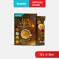 Bonlife Q10 Coffee mixed with LINGZHI GINSENG and COENZYME Q10 - 4 in 1 Energy & Heart Support Coffe