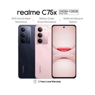 realme C75x 24GB(8+16)+128GB| IP69 Dust & Water Resistance| 5600mAh Massive Battery| 120Hz Diaplay| 