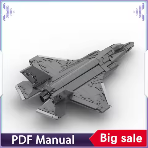 1:35 scale Lockheed Martin F-35 A Lightning II building blocks set fighter jet accessory decoration 