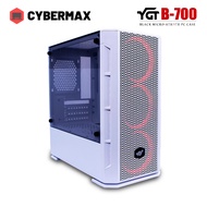 YGT B-700 Gaming PC Case Tempered Glass MATX Desktop Computer Case