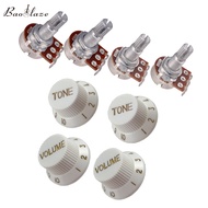 Baoblade Núm Điều Chỉnh Âm Lượng Chiết Áp Đàn Guitar A500K B500K Bộ Phụ Kiện