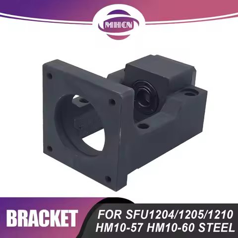 HM10-57 HM10-60 Steel SFU1204/1205/1210 Screw Support Bearing Fixed Integrated Bracket For NEMA 23 N
