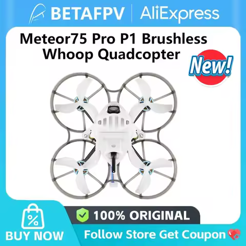 BETAFPV 2026New Arrival Meteor75 Pro P1 Brushless Whoop Quadcopter ELRS 2.4G For LAVA II1S 580mAh Ba